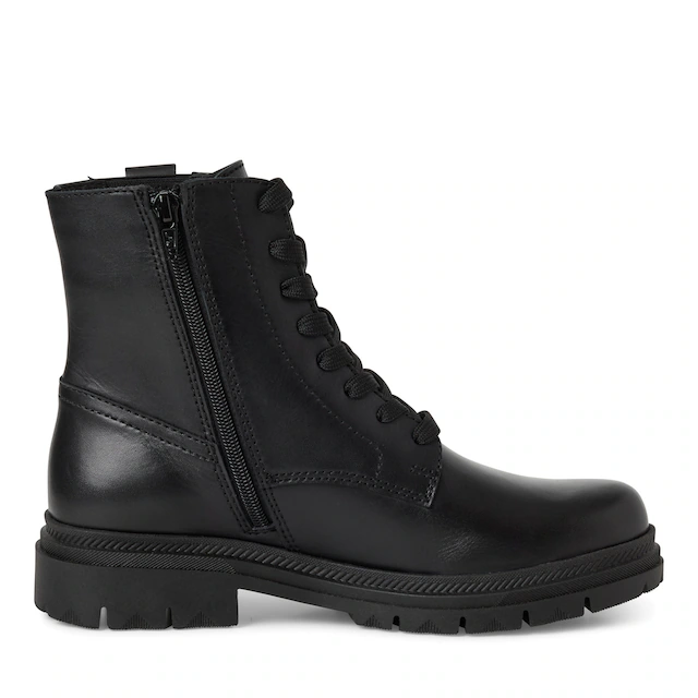 Tamaris Schnürstiefelette , Blockabsatz, Schnürboots mit modischen Ziernähten