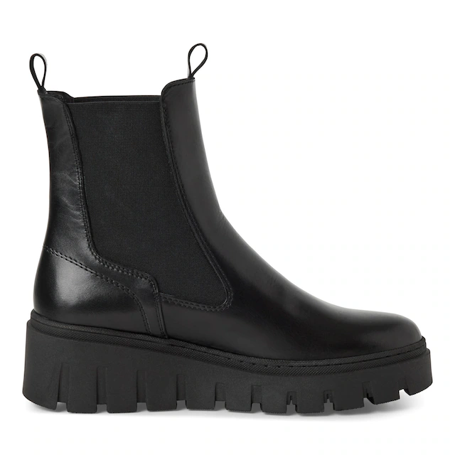 Tamaris Chelseaboots Stiefelette, Schlupfschuh mit T-Logoprägung