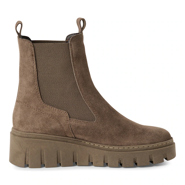Tamaris Chelseaboots Stiefelette, Schlupfschuh mit T-Logoprägung