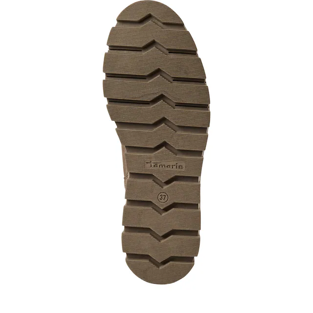 Tamaris Chelseaboots Stiefelette, Schlupfschuh mit T-Logoprägung