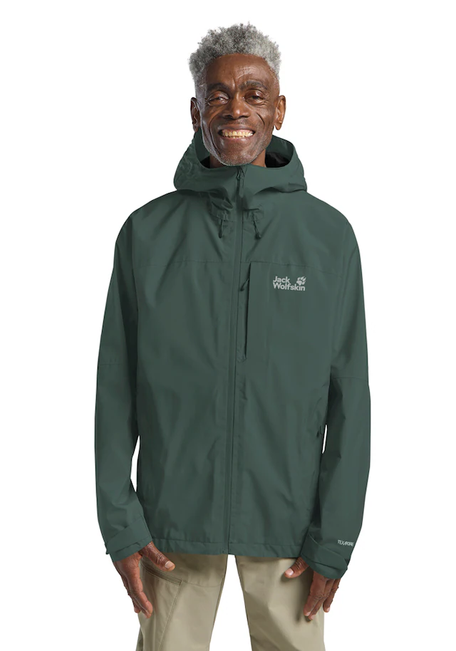 Jack Wolfskin Funktionsjacke »TEMPEST 2L JKT M« mit Kapuze mit Kapuze, wasserdicht, winddicht, atmungsaktiv