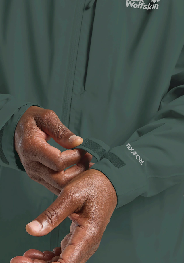 Jack Wolfskin Funktionsjacke »TEMPEST 2L JKT M« mit Kapuze mit Kapuze, wasserdicht, winddicht, atmungsaktiv