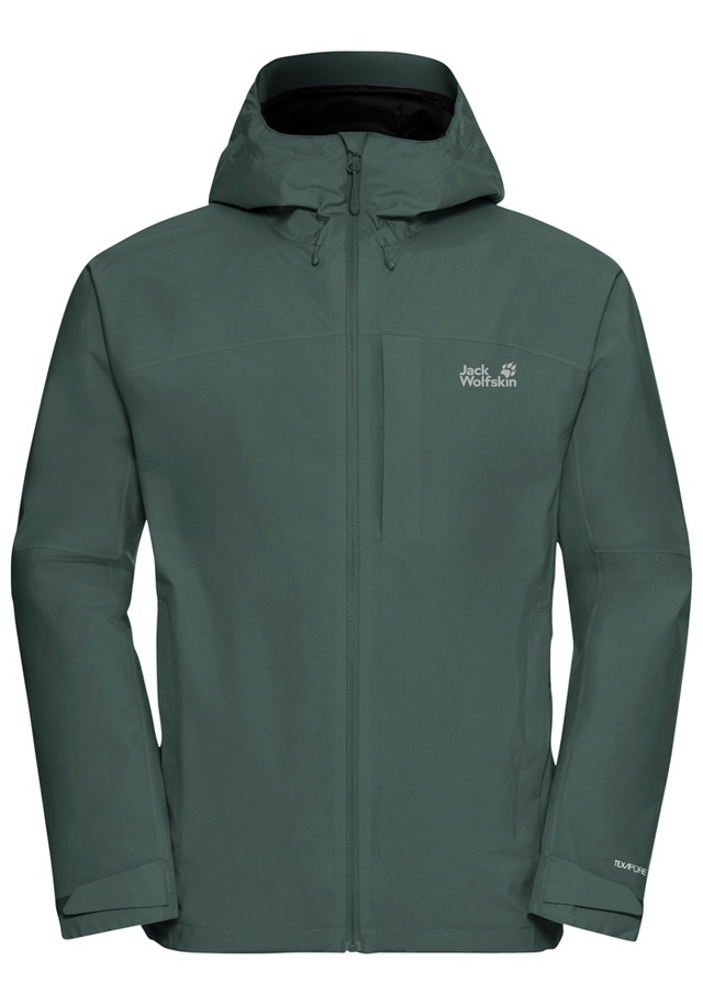 Jack Wolfskin Funktionsjacke »TEMPEST 2L JKT M« mit Kapuze mit Kapuze, wasserdicht, winddicht, atmungsaktiv