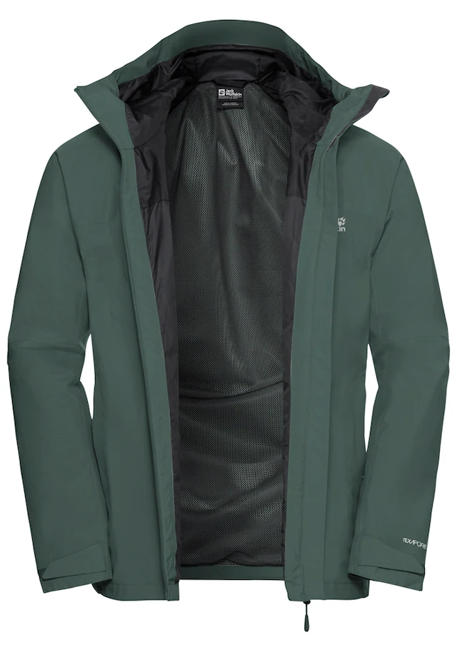 Jack Wolfskin Funktionsjacke »TEMPEST 2L JKT M« mit Kapuze mit Kapuze, wasserdicht, winddicht, atmungsaktiv