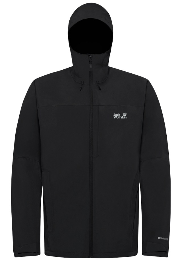 Jack Wolfskin Funktionsjacke »TEMPEST 2L JKT M« mit Kapuze mit Kapuze, wasserdicht, winddicht, atmungsaktiv