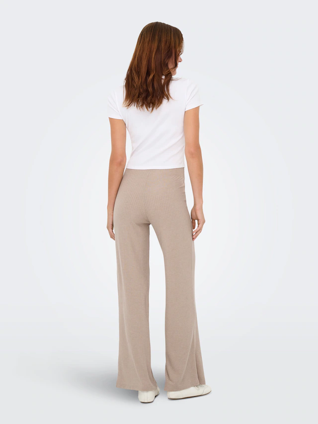 ONLY Play Loungehose »ONPSEREN HW RIB STR PNT NOOS« Loose Fit, aus Polyester, Viskose und Elasthan, pflegeleicht