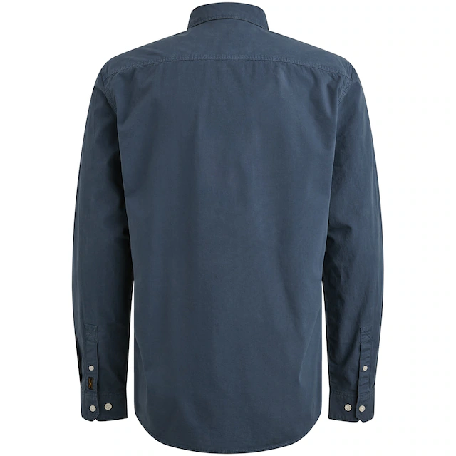 PME LEGEND Langarmhemd mit Logo Stickerei