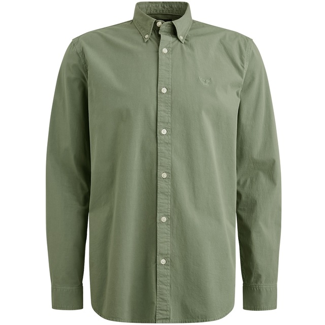 PME LEGEND Langarmhemd mit Logo Stickerei