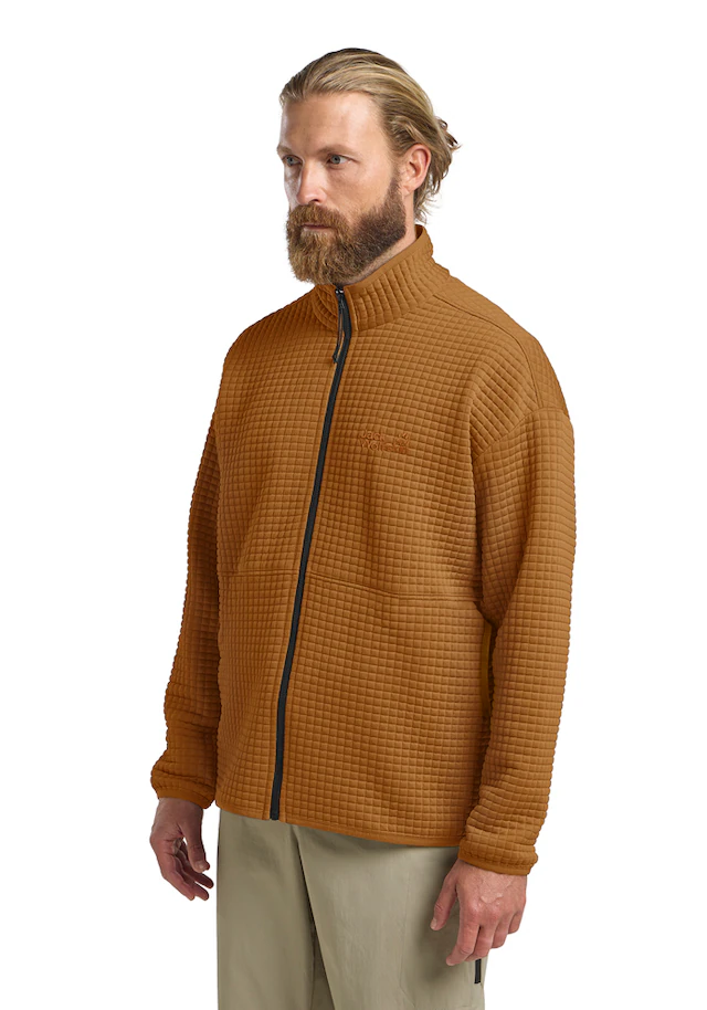 Jack Wolfskin Fleecejacke »MOGARI FZ M« mit Waffelfleece, atmungsaktiv