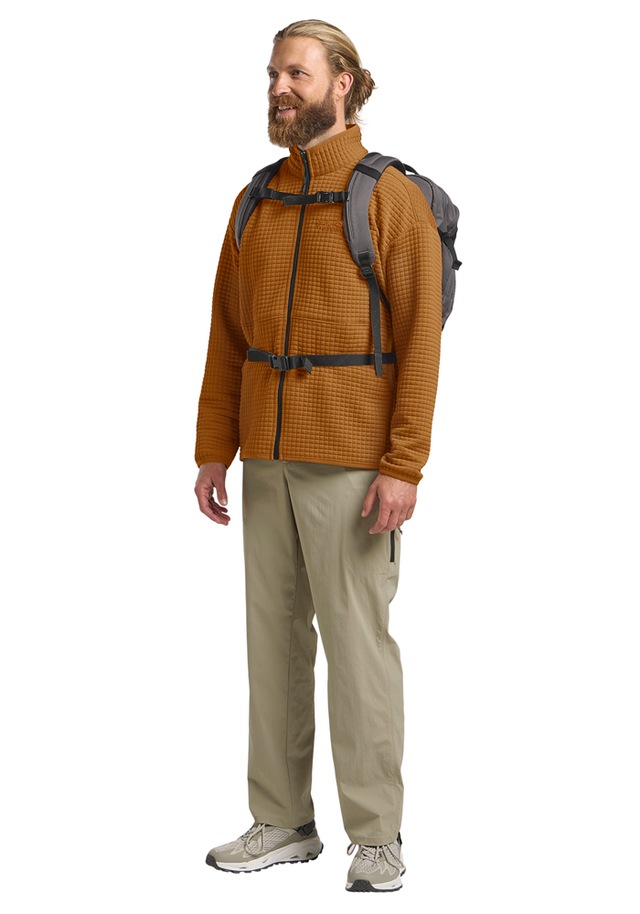 Jack Wolfskin Fleecejacke »MOGARI FZ M« mit Waffelfleece, atmungsaktiv