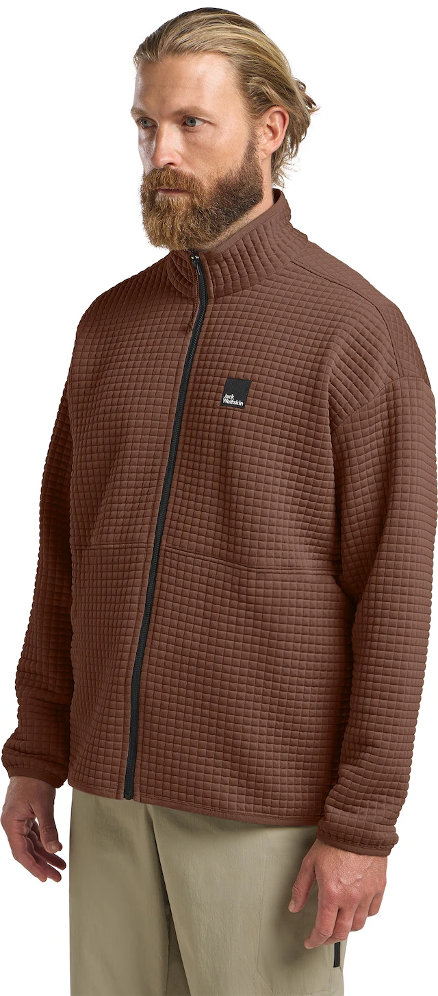 Jack Wolfskin Fleecejacke »MOGARI FZ M« mit Waffelfleece, atmungsaktiv
