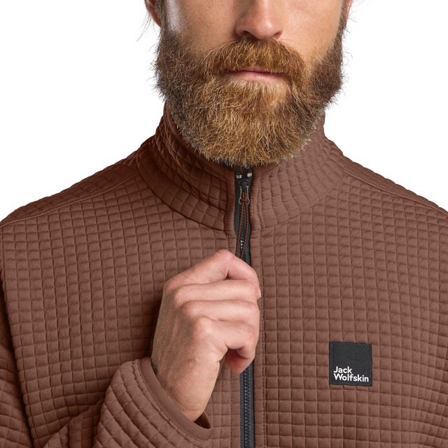 Jack Wolfskin Fleecejacke »MOGARI FZ M« mit Waffelfleece, atmungsaktiv
