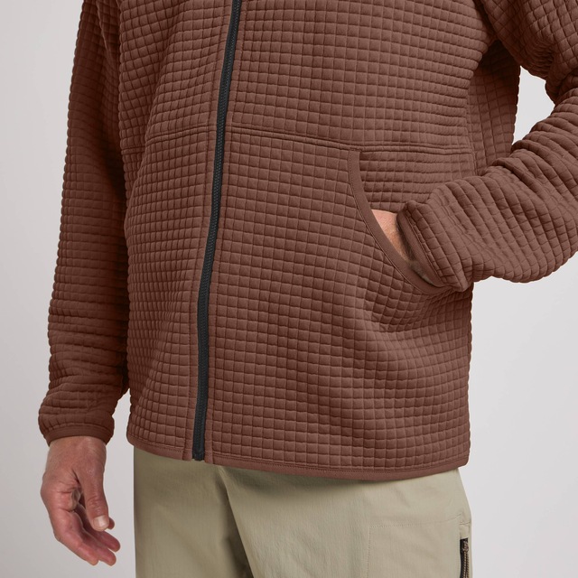 Jack Wolfskin Fleecejacke »MOGARI FZ M« mit Waffelfleece, atmungsaktiv