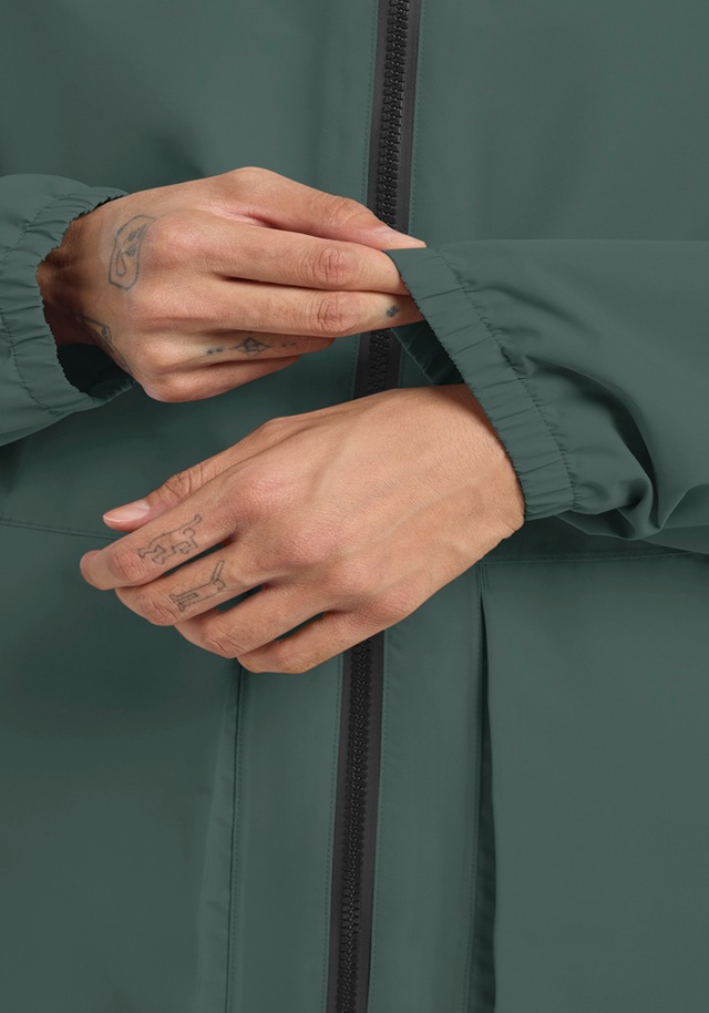 Jack Wolfskin Funktionsparka »TERRAVIEW 2L PARKA W« mit Kapuze mit Kapuze, atmungsaktiv, wasserdicht, winddicht, länger geschnitten