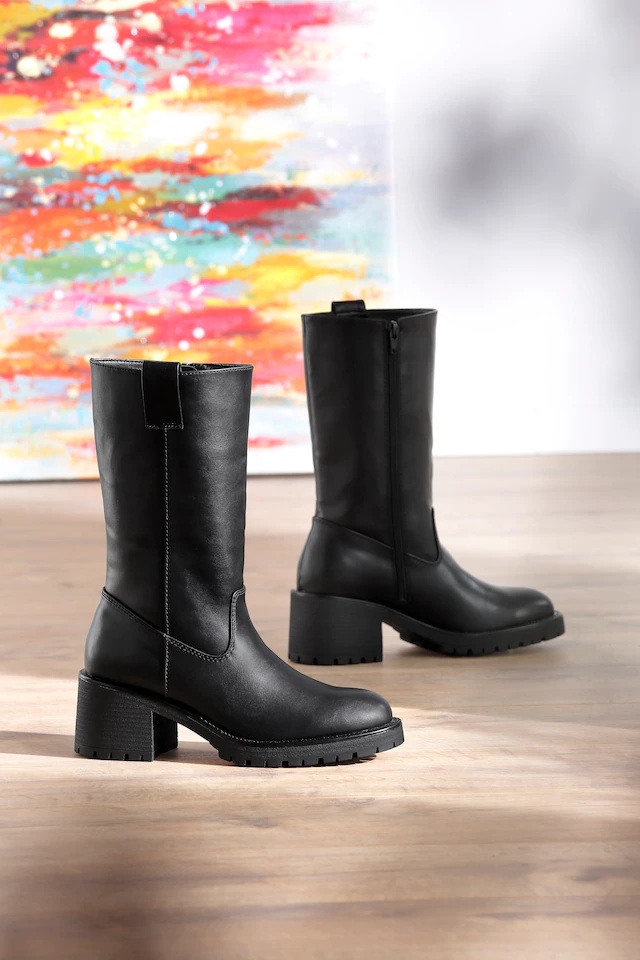 Aniston SHOES Stiefel Klassik-Boots mit Innen-Reißverschluss