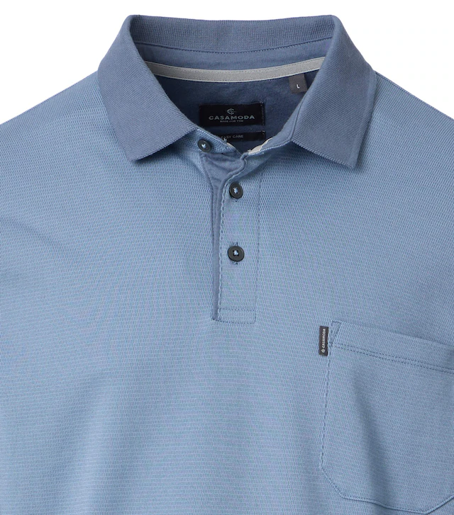 CASAMODA Langarm-Poloshirt »CASAMODA Polo-Shirt Langarm uni«
