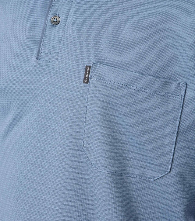 CASAMODA Langarm-Poloshirt »CASAMODA Polo-Shirt Langarm uni«
