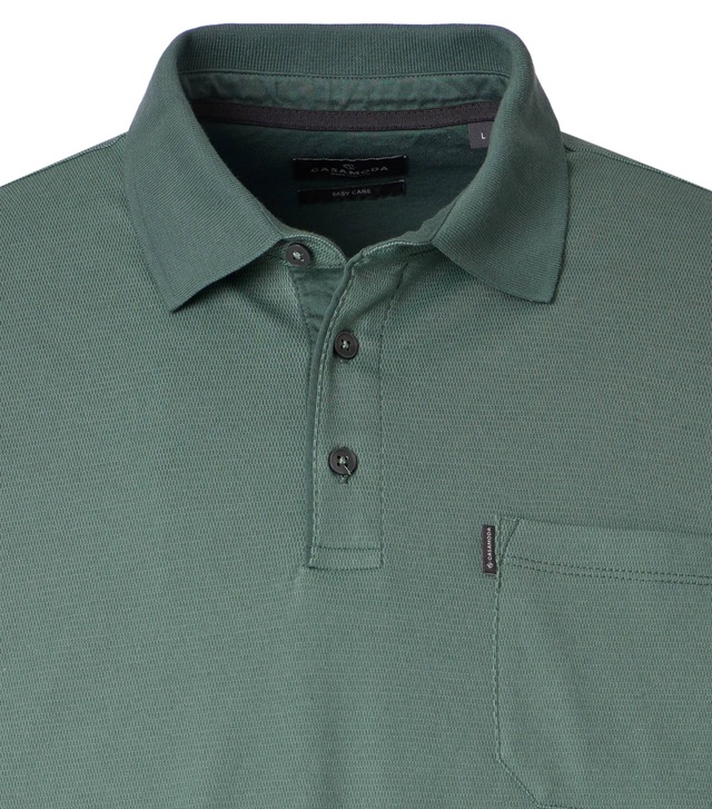 CASAMODA Langarm-Poloshirt »CASAMODA Polo-Shirt Langarm uni«