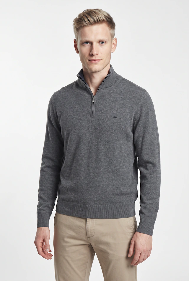 FYNCH-HATTON Troyer mit Logo Stickerei