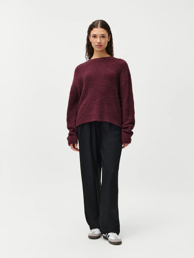 LeGer Strickpullover »Florina, LeGer by Lena Gercke« überschnittene Schultern, lockere Form, Rundhals
