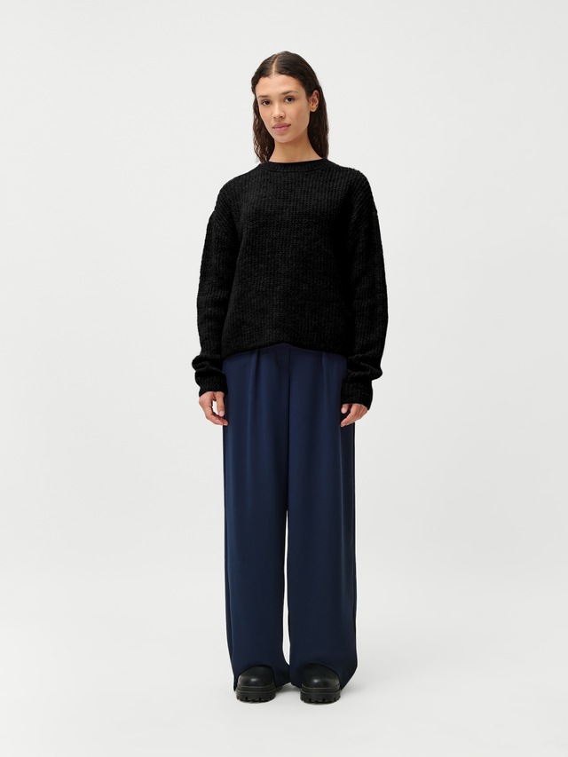 LeGer Strickpullover »Florina, LeGer by Lena Gercke« überschnittene Schultern, lockere Form, Rundhals