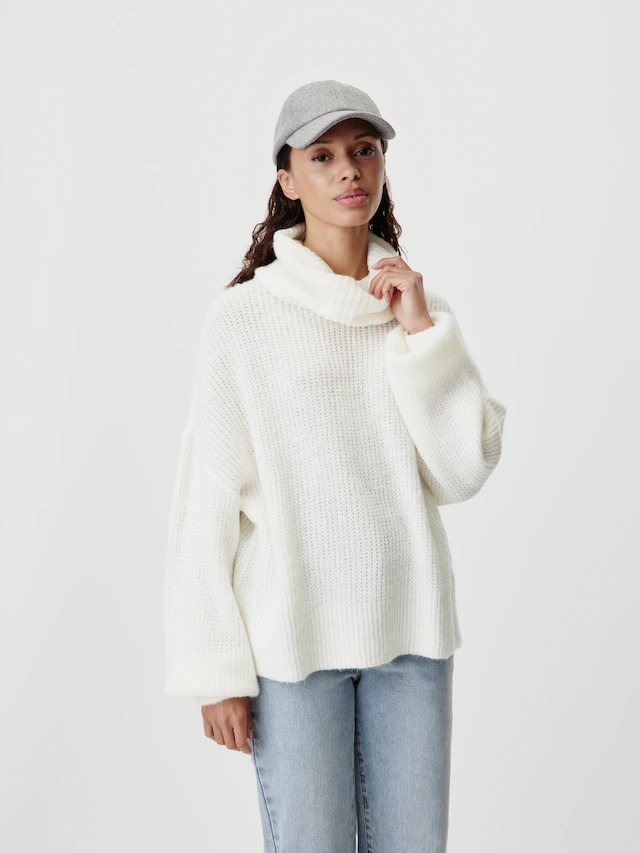 LeGer Strickpullover »Jarine, LeGer by Lena Gercke« Loose fit mit Rundhalsausschnitt