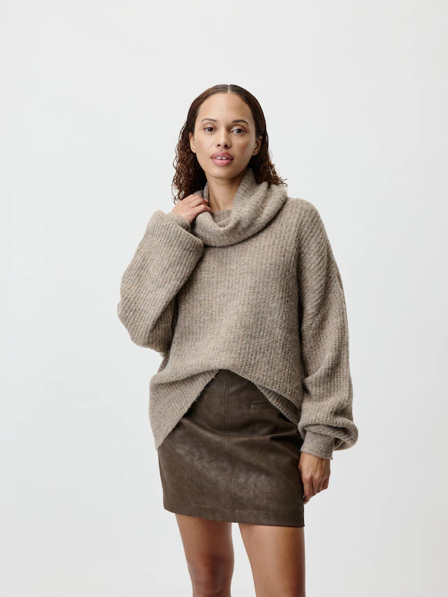 LeGer Strickpullover »Jarine, LeGer by Lena Gercke« Loose fit mit Rundhalsausschnitt