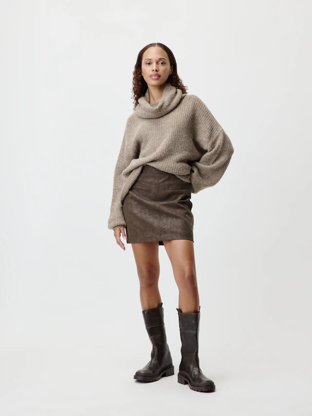 LeGer Strickpullover »Jarine, LeGer by Lena Gercke« Loose fit mit Rundhalsausschnitt