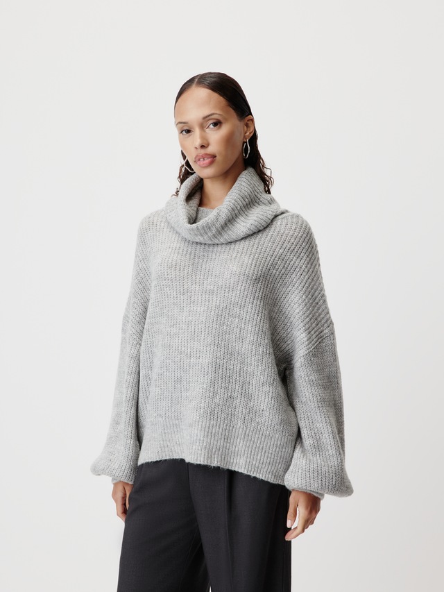 LeGer Strickpullover »Jarine, LeGer by Lena Gercke« Loose fit mit Rundhalsausschnitt