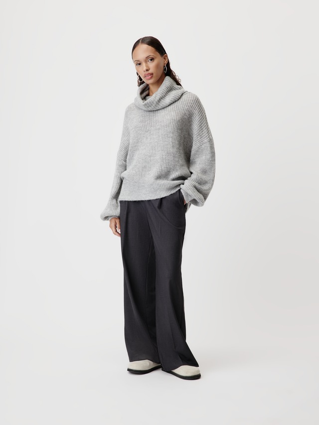 LeGer Strickpullover »Jarine, LeGer by Lena Gercke« Loose fit mit Rundhalsausschnitt