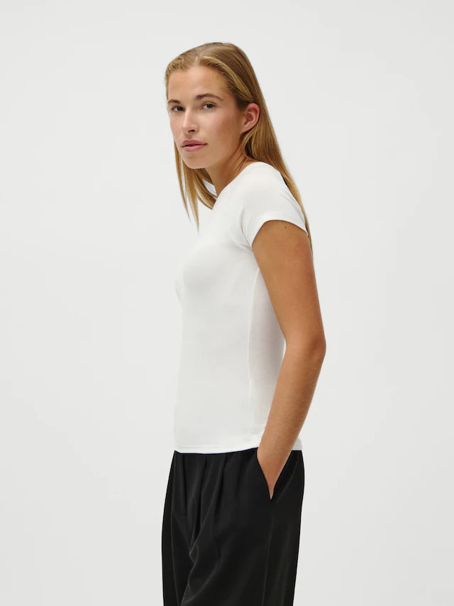 LeGer T-Shirt »Tayra, LeGer by Lena Gercke« basic, Rundhals, slim fit