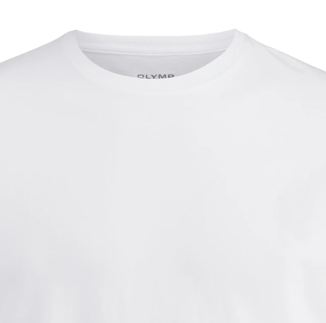OLYMP T-Shirt Packung, 3er, 3 Stk. Rundhalsausschnitt, modern fit, reine Baumwolle