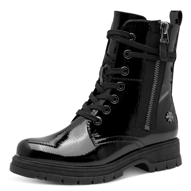 MARCO TOZZI by GMK Schnürboots Blockabsatz, Schnürboots mit Zierreißverschluss