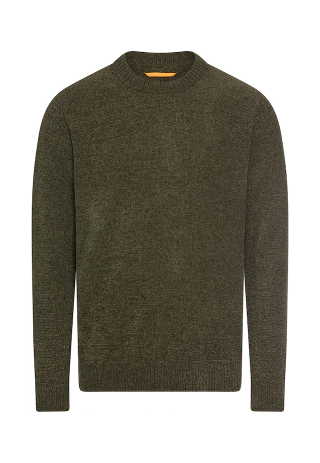 camel active Strickpullover mit Rundhalsausschnitt