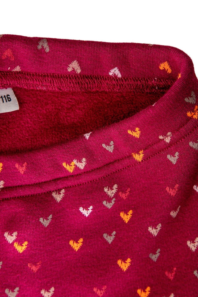 happy girls Strickleggings im süßen Herzchen-Allover