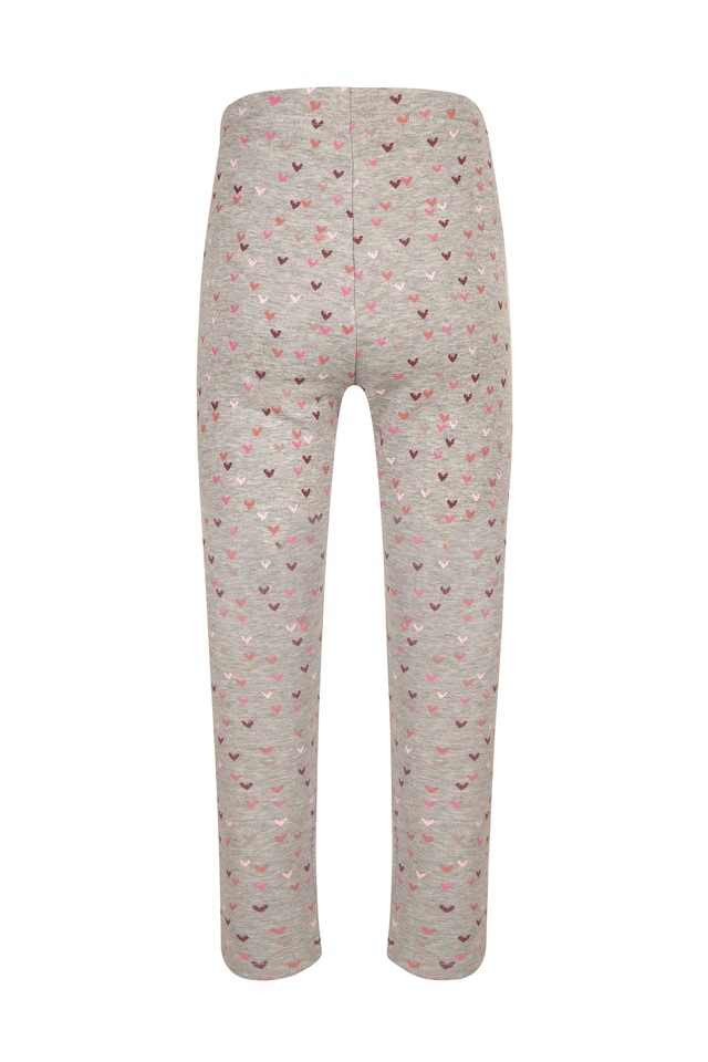 happy girls Strickleggings im süßen Herzchen-Allover