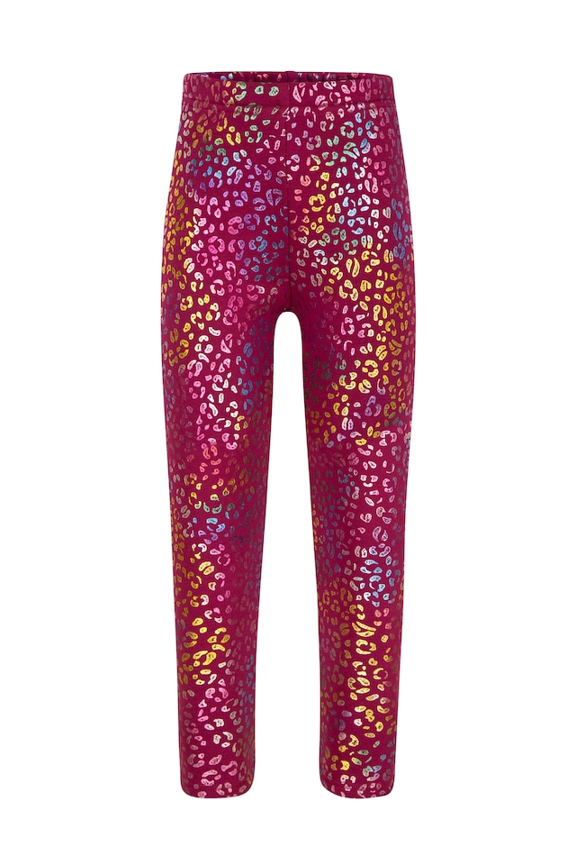 happy girls Strickleggings im bunten Allover