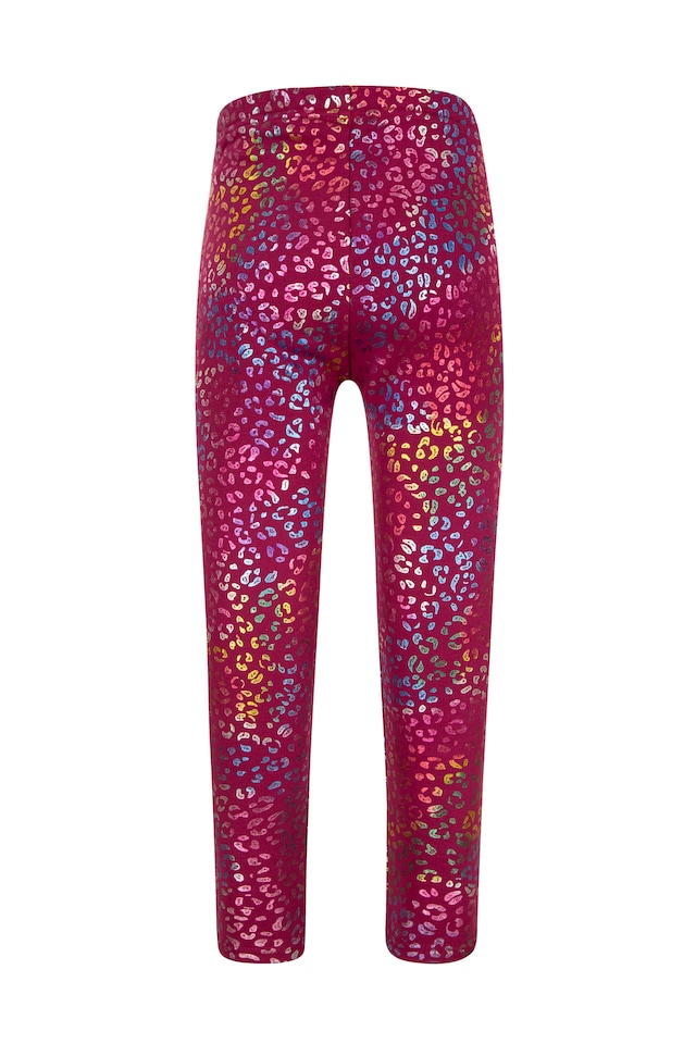happy girls Strickleggings im bunten Allover