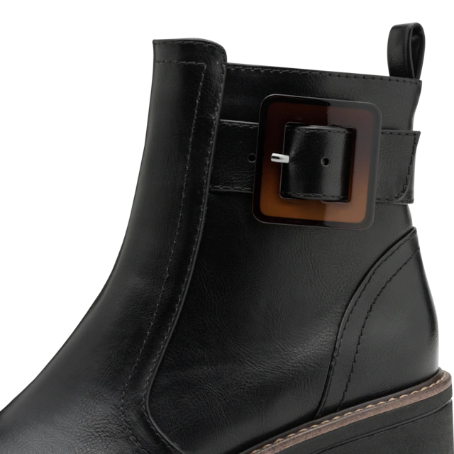 MARCO TOZZI Stiefelette Blockabstz, Herbstboots in veganer Verarbeitung