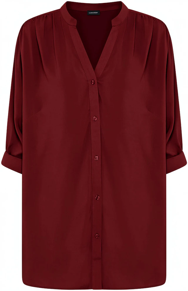 Laura Scott CURVE Longbluse »Große Größen« im Tunika Stil aus weicher Viskose