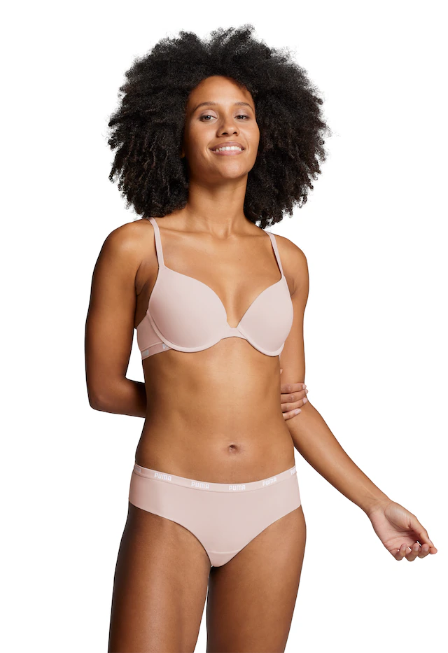 PUMA Push-up-BH »PUMA WOMEN PUSHUP BRA 1P HANG« mit gepolsterten Cups, mit Bügel