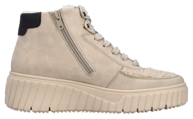 Rieker Winterboots Schnürboots, High Top Sneaker, Stiefelette mit gepolstertem Schaftrand
