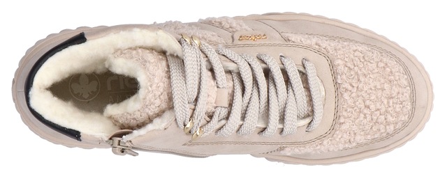 Rieker Winterboots Schnürboots, High Top Sneaker, Stiefelette mit gepolstertem Schaftrand