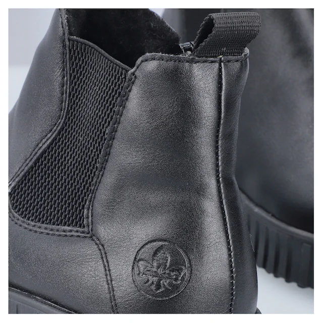 Rieker Winterboots Chelseaboots, Plateausneaker, Stiefelette, Reißverschluss und Stretch