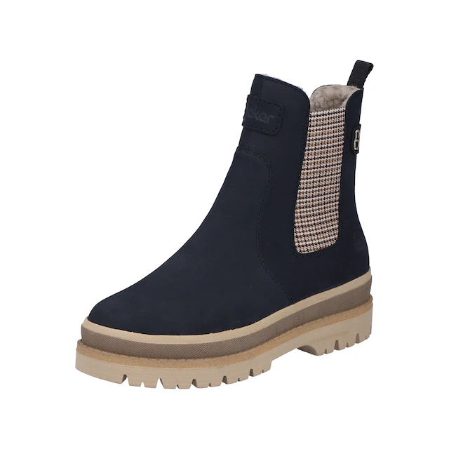 Rieker Winterboots Chelseaboots, Plateauboots, Stiefelette mit Innenreißverschluss