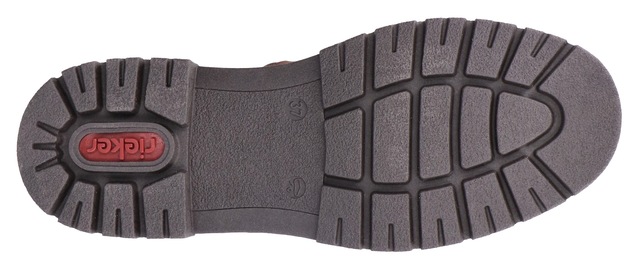 Rieker Schnürstiefelette Schnürboots, Plateauboots, Profilsohle, mit Innenreißverschluss