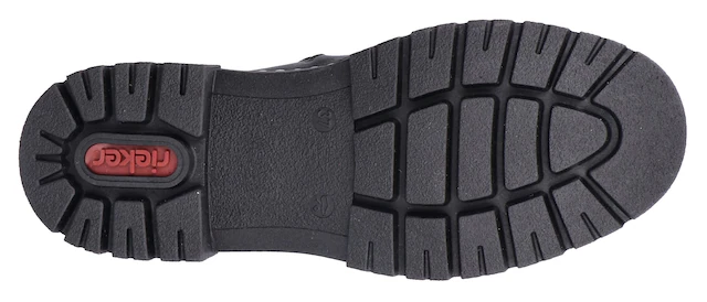 Rieker Schnürstiefelette Schnürboots, Plateauboots, Profilsohle, mit Innenreißverschluss