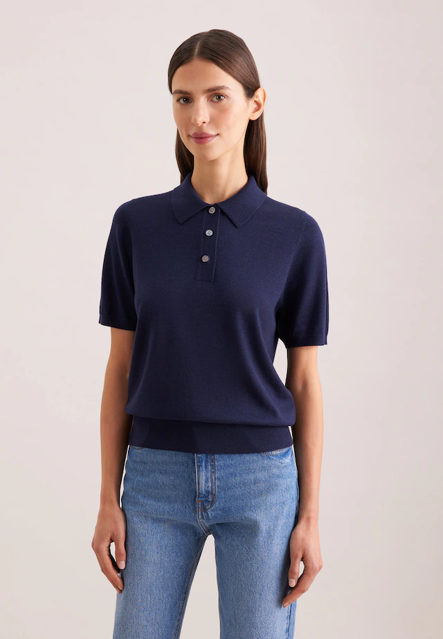 seidensticker Strickpullover Polo Uni