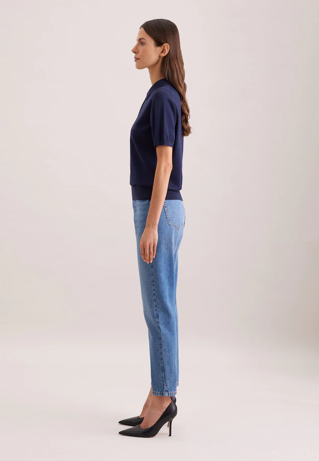 seidensticker Strickpullover Polo Uni