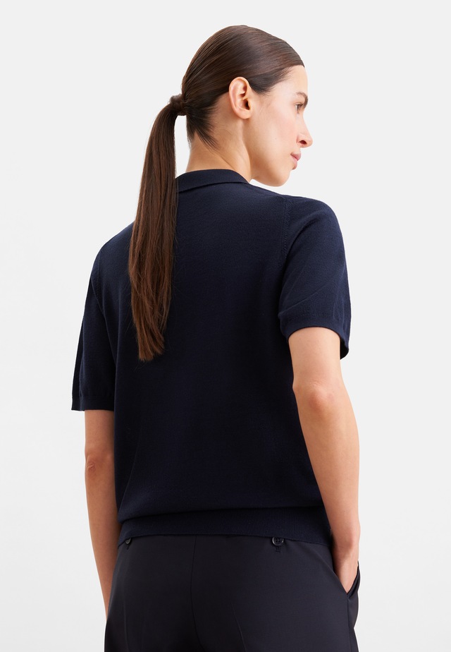 seidensticker Strickpullover Polo Uni